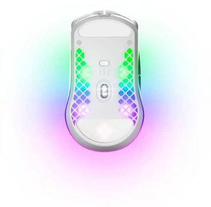 Aerox 3 2022 Edition Wireless Optical Gaming Mouse with Ultra Lightweight Design, White